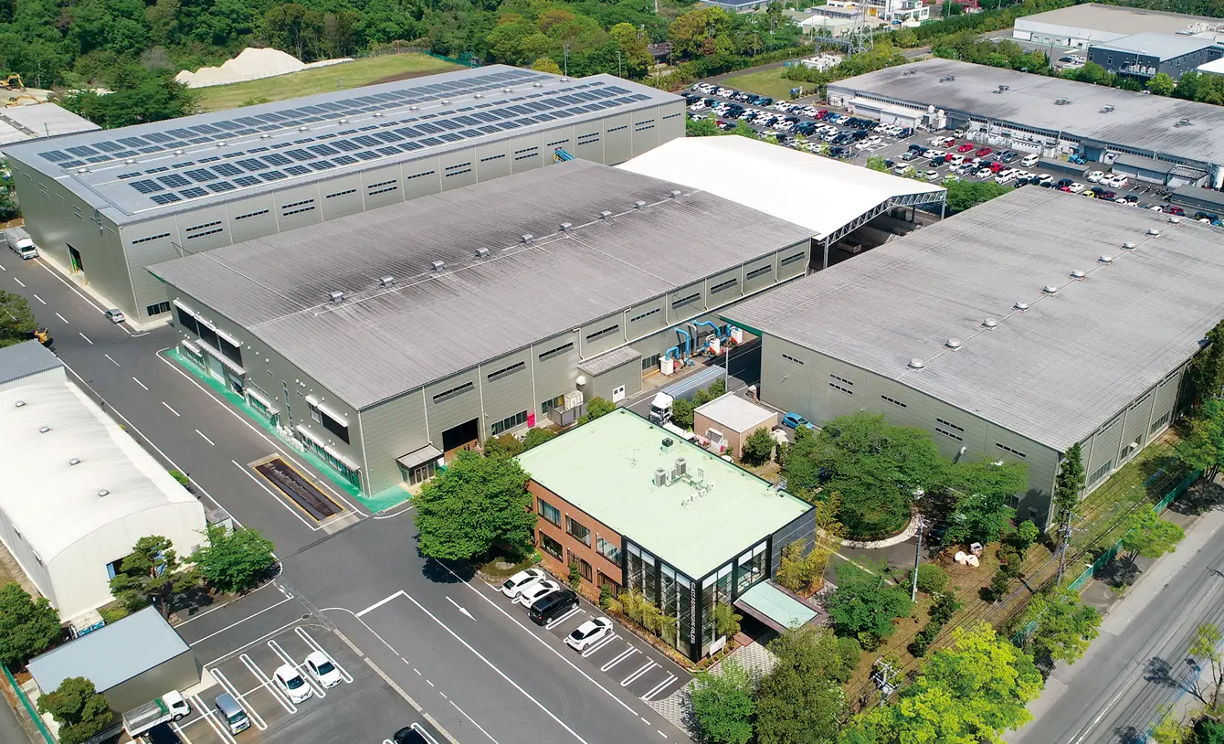ファクトリー なりた の施設の上空からの全体写真